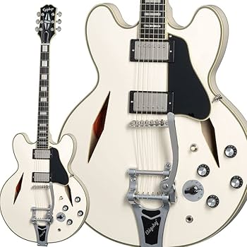 エピフォン　セミアコ　生形真一 Amazon | Epiphone Shinichi Ubukata ES-355 Ver.02 Classic
